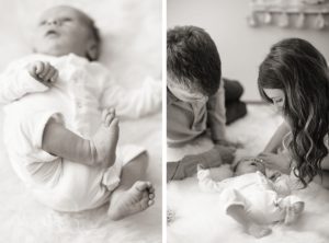 lifestyle home family newborn photography session by golden veil photography midwest north dakota
