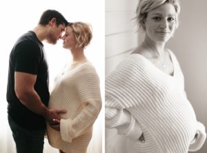 home maternity session by golden veil photography midwest north dakota photographer